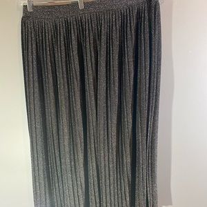 Women's A-line Pleated Skirt - A New Day Black Xxl